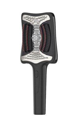Fitdash électrique vibrant 650nm lumière rouge 850nm NIR thérapie EMS massage du cuir chevelu Applicateur d'huile de brosse à cheveux