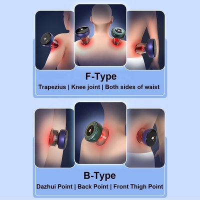 Dia.83x38mm Massage en plastique gris foncé outils de coupe pour une thérapie efficace de coupe