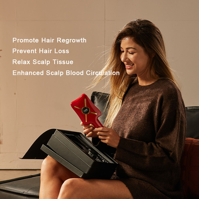 Fitdash Masseur électrique du cuir chevelu brosse infrarouge Physiothérapie Coiffure de croissance des cheveux pour les femmes