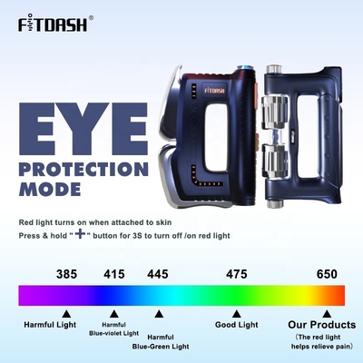 Fitdash 5 en 1 grattoir musculaire à lame incurvée sans douleur avec RF chauffée et design confortable