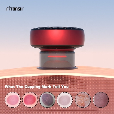 Fitdash 5 niveaux thérapie de cupping sous pression négative avec vibration de chauffage lumière rouge