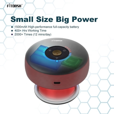 Fitdash ABS PC Massageur électrique de cupping avec support OEM / ODM et thérapie à la lumière rouge