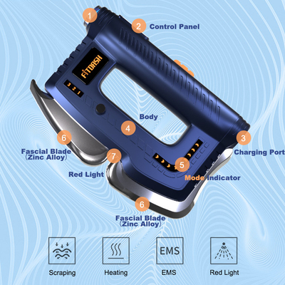 Masseur corporel de chauffage EMS intelligent de 30 W avec dégagement myofascial IASTM
