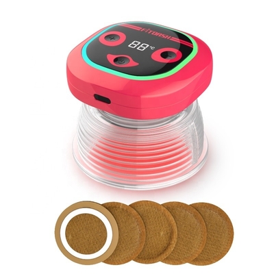 Appareil de doublure de silicone doux avec chauffage sans feu, massage indolore