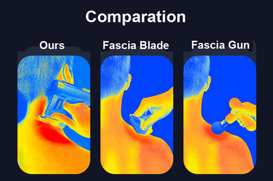 Couteau de fascia électrique de type C pour le massage de grattage personnalisé
