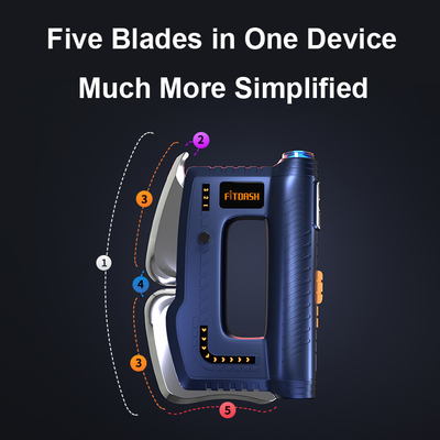 Masseur corporel NMES Fitdash multifonctionnel intelligent avec chauffage et thérapie par lumière rouge EMS