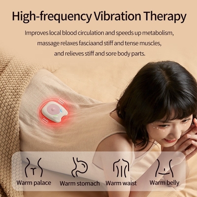 Massageur corporel multifonctionnel avec pulsation de lumière rouge et sac de compression à chaud au graphène
