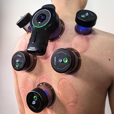 240g Massageur rechargeable à coupe lumière rouge et vibration de fréquence pour la thérapie corporelle