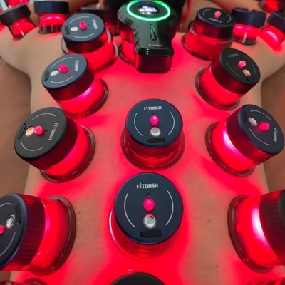 Équipement de massage professionnel 650nm Appareil de thérapie de coupe rythmique électrique à lumière rouge
