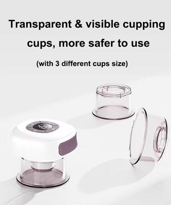 Dispositif de cupping du méridien numérique Fitdash Thérapie de cupping avec -60-0 kPa Intensité de aspiration
