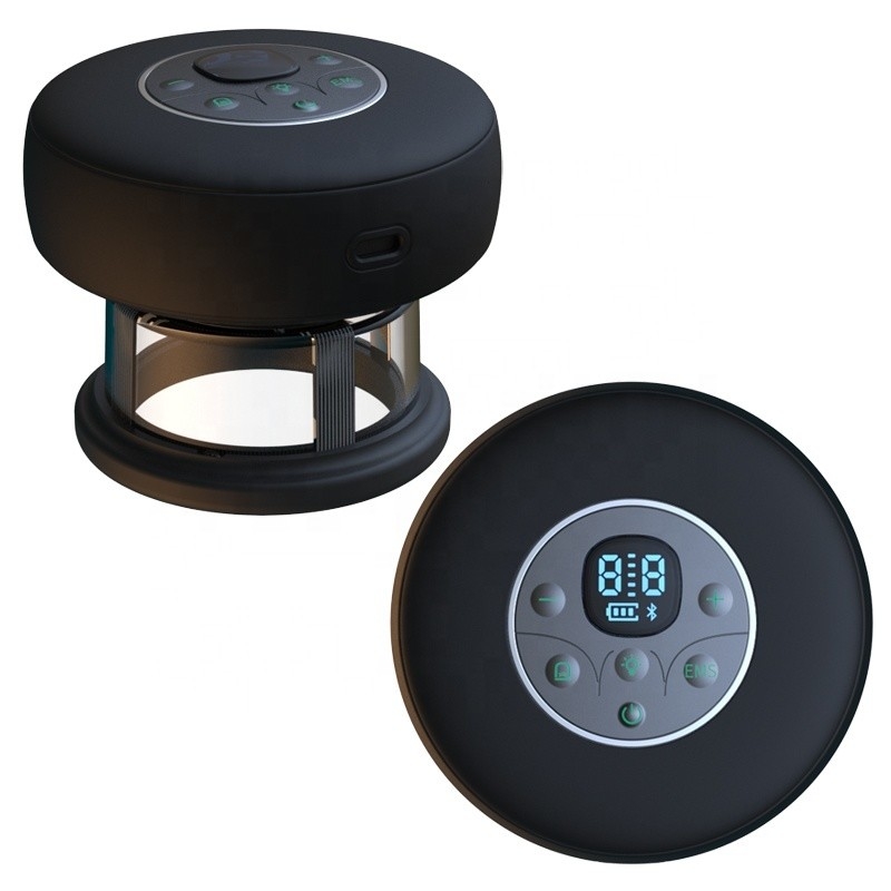Corps électrique Vacuum Gua Sha Outil avec 3 modes d'aspiration Vibration et contrôle de la température