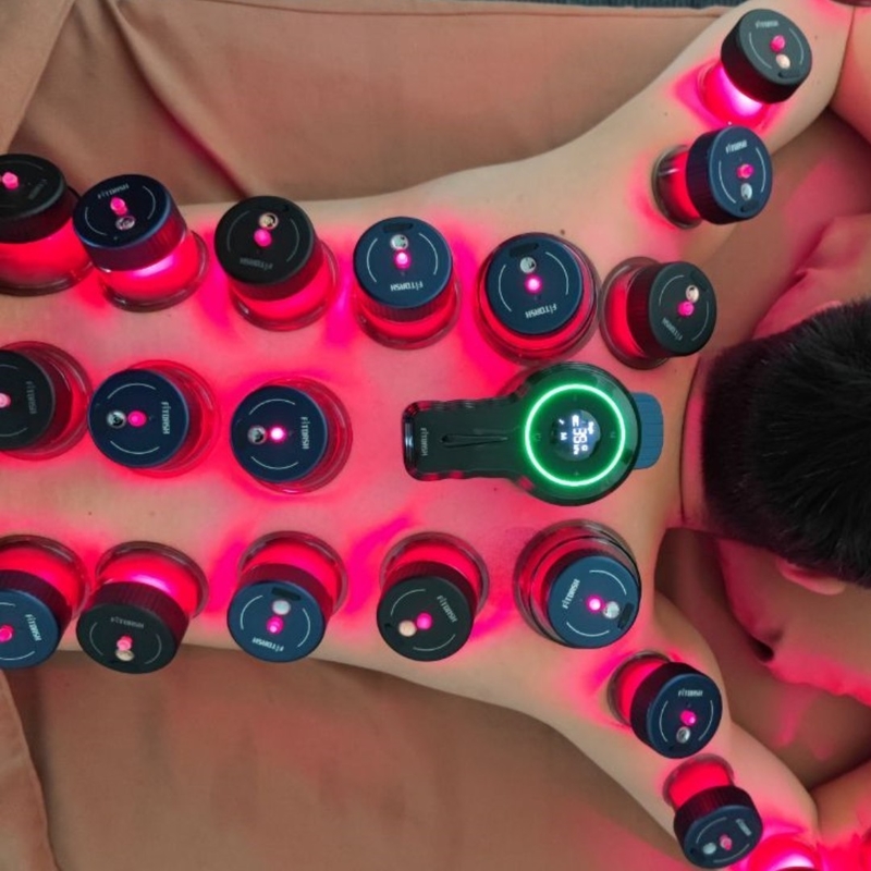 La puissante machine Fitdash pour la thérapie à vide à 650 nm lumière rouge pour soulager la douleur corporelle